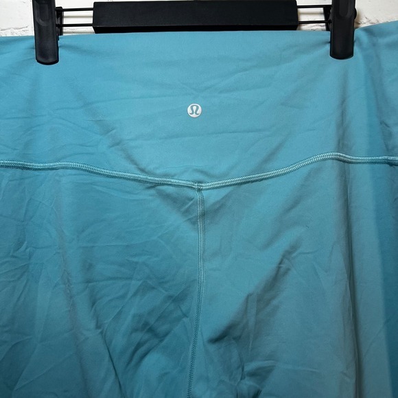 Lululemon Align High-Rise Pant Cropped Desert Teal Nulu Yoga Leggings Size 18 - Picture 4 of 5